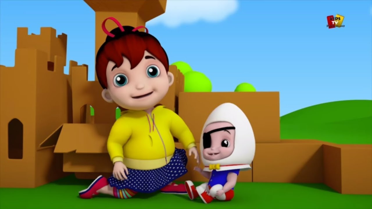 Humpty Dumpty saß an der Wand Kinderreim für Kinder Deutscher Kinderlied Baby Nursery Rhymes