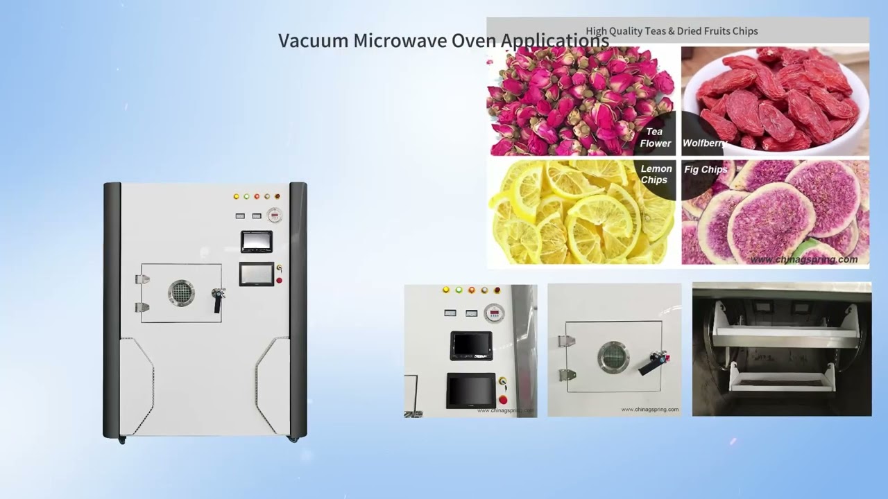 Lastest technology automatic  vacuum microwave dryer