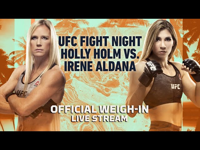 Saiba onde assistir ao UFC Fight Island 4: Holm X Aldana