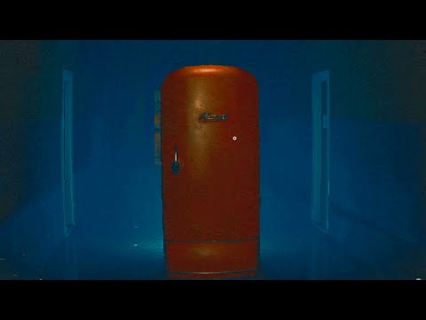 Видео: какой-то красный холодильник