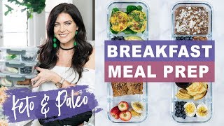 5 MakeAhead Healthy Breakfast Recipes (Keto & Paleo) | Healthy Meal Prep for Weight Loss