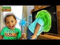 Goo Goo Gaga Stuck In Magic TV! (Shop for Healthy Foods and Cool Adventure Toys)