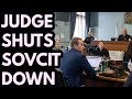 Sovereign Citizen Shut Down By Judge, Then Refuses To Leave Court