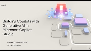 Building Copilot with Generative AI using Microsoft Copilot Studio Part 1