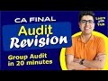 Group audit revision  ca final audit maynov24 exams  ca shubham keswani air 8