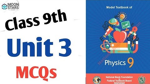 Unit 3 Physics Class 9 MCQs NBF 2024, Chapter 3 MCQs, National Book Foundation #physicsclass9 