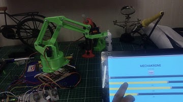 Arduino ve HC-06 Bluetooth ile Robot Kol ve Servo Kontrolü.