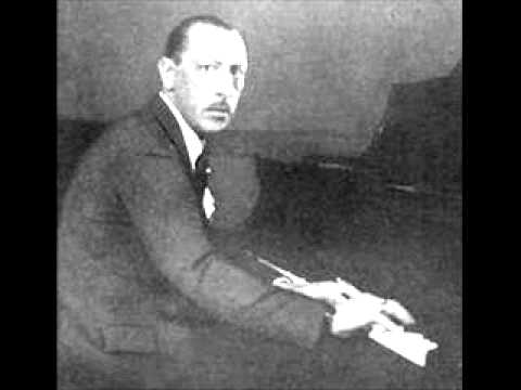 Stravinsky plays Stravinsky Capriccio for Piano & Orchestra (1/2)