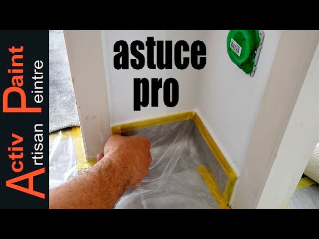 N°58 film de protection peinture airless scotch ruban de masquage