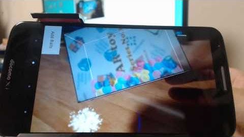 Dropping Ball App with Augmented Reality