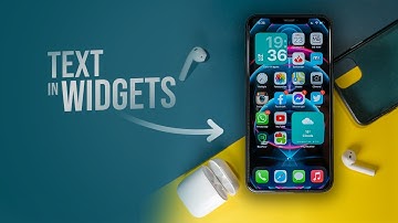 How to Add Text to a Widget on iPhone (tutorial)