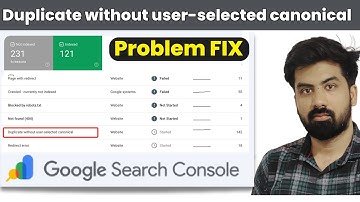 How To Fix Duplicate without user-selected canonical | Google Search Console Duplicate Canonical
