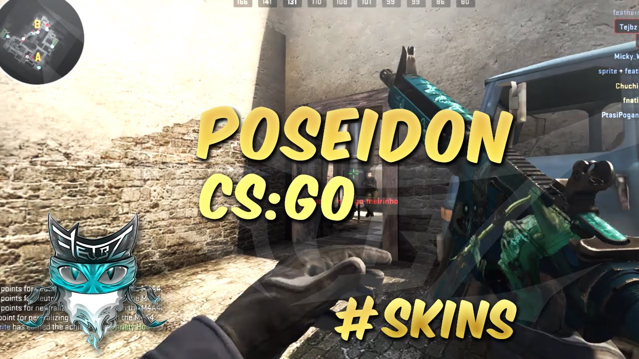 M4A4 - Poseidon & ★ Shadow Dagger Fade | CS:GO Skins - YouTube