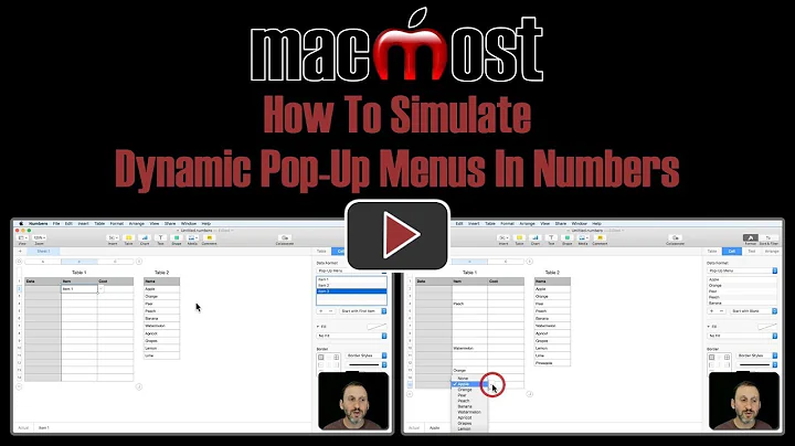 How To Simulate Dynamic Pop-Up Menus In Numbers (#1702)