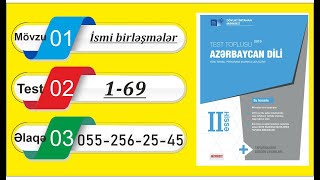 Azərbaycan Dili Test Toplusu Söz Birləşmələri İsmi Birləşmələr 1 - 69