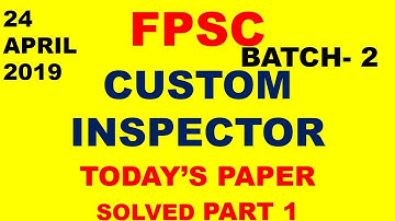 FPSC custom inspector batch 2 solved