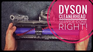 Repairman shows How to properly clean your Dyson cleaner head DC40, DC41, DC65, UP13, UP14