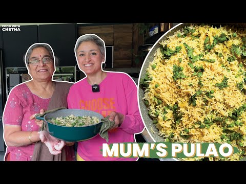 MUMS ONION AND PEAS PULAO  Simple rice ready in minutes  Food with Chetna