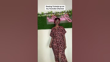 Bubu Dress with Front Slit Sewing Tutorial