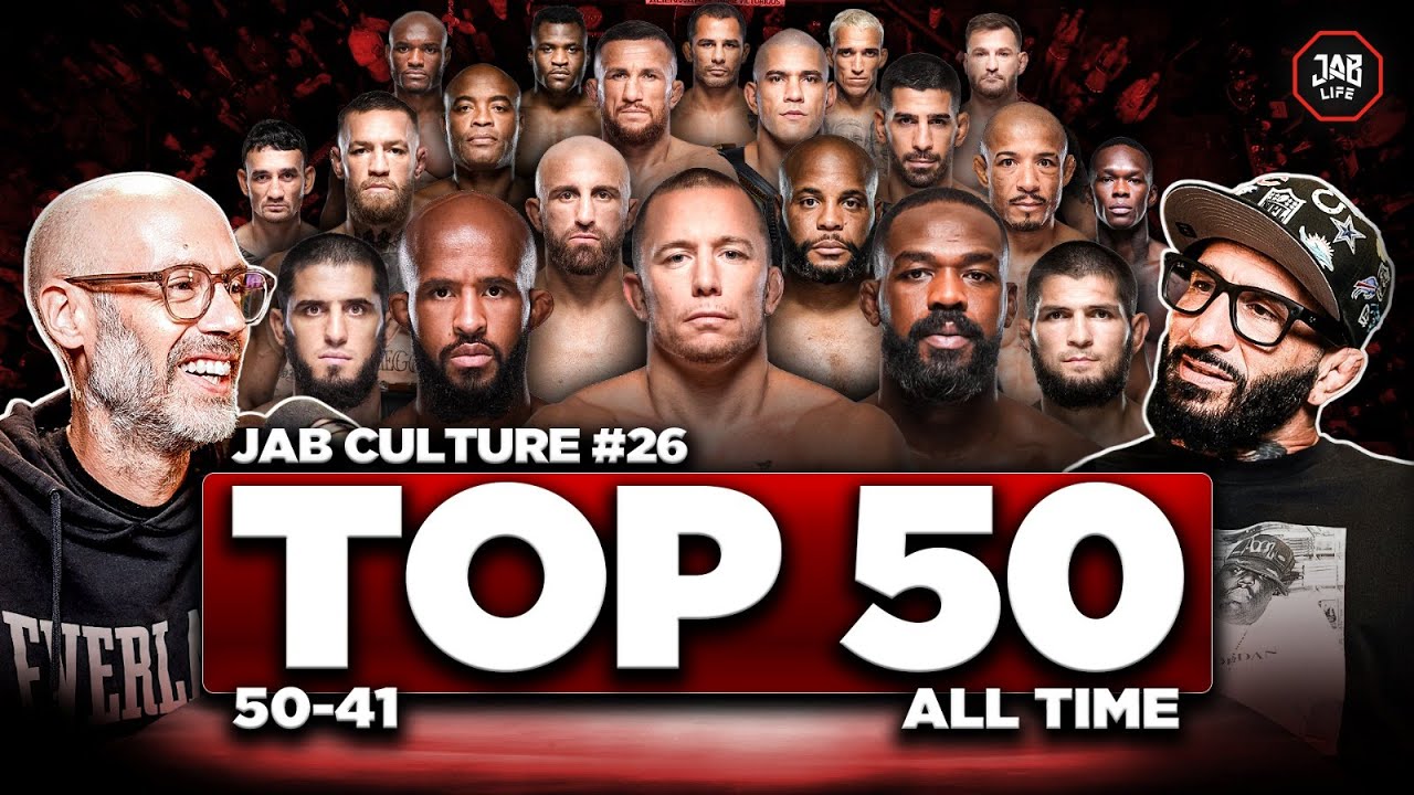 Les 50 plus grands de l’histoire du MMA - Partie 1 (50-41)