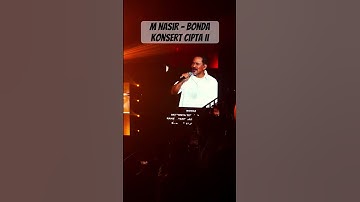 M Nasir - Bonda (Axiata arena seat view 405 row D)  #cipta2 #axiataarena #mnasir #kualalumpur