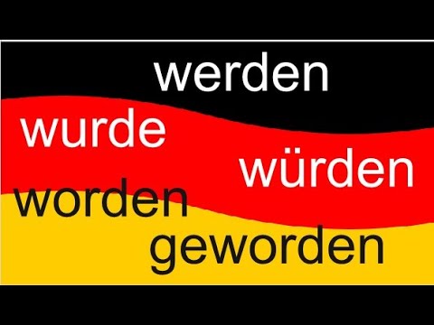 Werden, wurde, würde, geworden, worden/ Репетитор немецкого/Немецкий язык с нуля