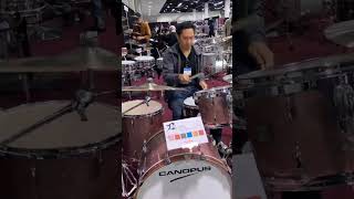 [NAMM Show 2023] Abe Lagrimas Jr. plays Canopus Drums