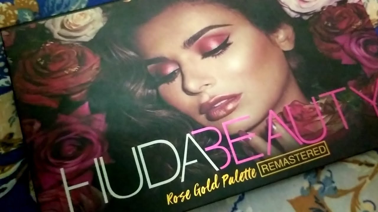 Huda Beauty Rose Gold Remastered FAKE palette review