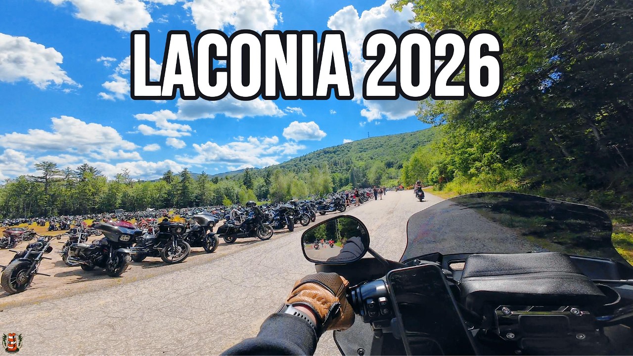 24h au Laconia bike week 2026 | Hillclimb, stunt show, PanAmerica, stage IV et beaucoup de km!