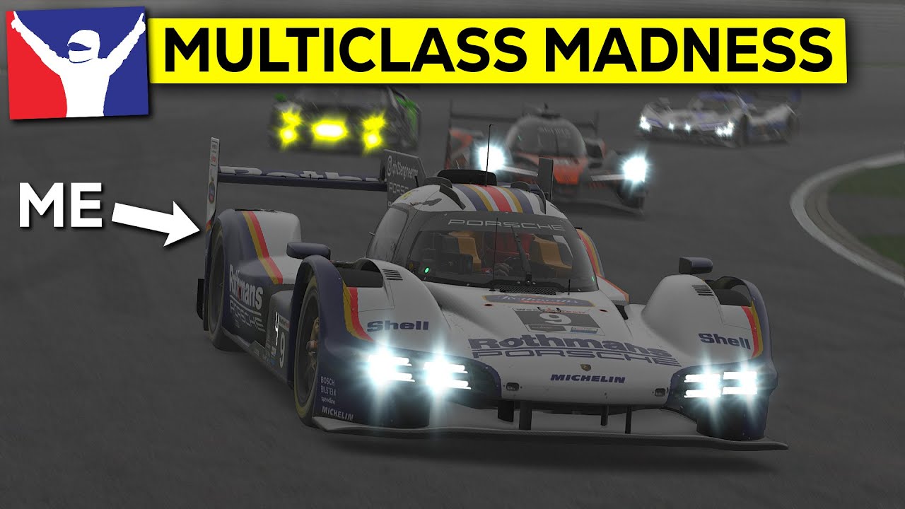 So I tried IMSA Mutliclass on iRacing... Here's how it went
