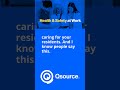 Podcast Short - Health &amp; Safety At Work
