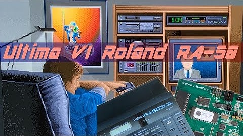 Roland RA-50 playing Ultima VI Intro and Level music (MT-32 mode)