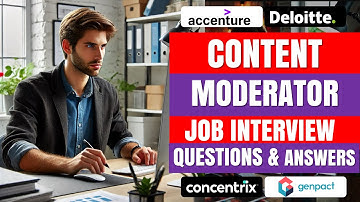 Basic Content Moderator Interview Questions and Answers | Genpact, Accenture,Concentrix,Deloitte
