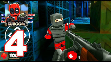 Kuboom - Gameplay Walkthrough Part 4 - PPSH Review Weapon (Android Games)