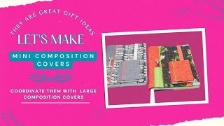 How to Make Mini Composition Book Covers - Part 2