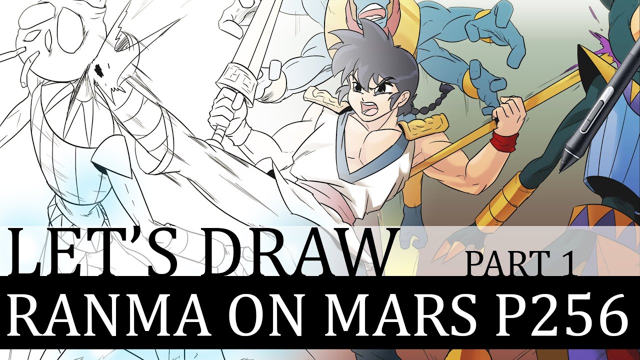How I Draw A Webcomic Page Ranma On Mars Part 1 Youtube