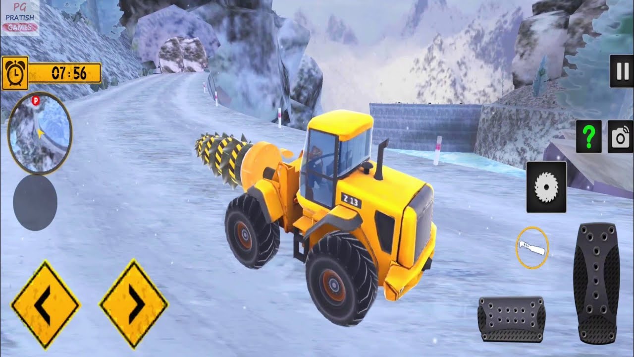Grand Snow Offroad Construction Excavator Games - #1 Android Gameplay Video