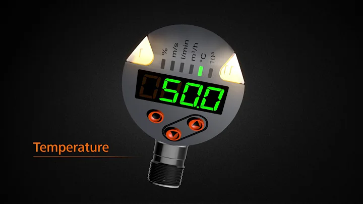 Combined measurement: Flow sensor with integrated temperature measurement