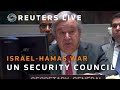 LIVE: United Nations Security Council meeting on the Middle East