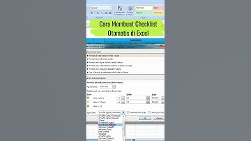 Cara Membuat Checklist Otomatis di Excel#shorts