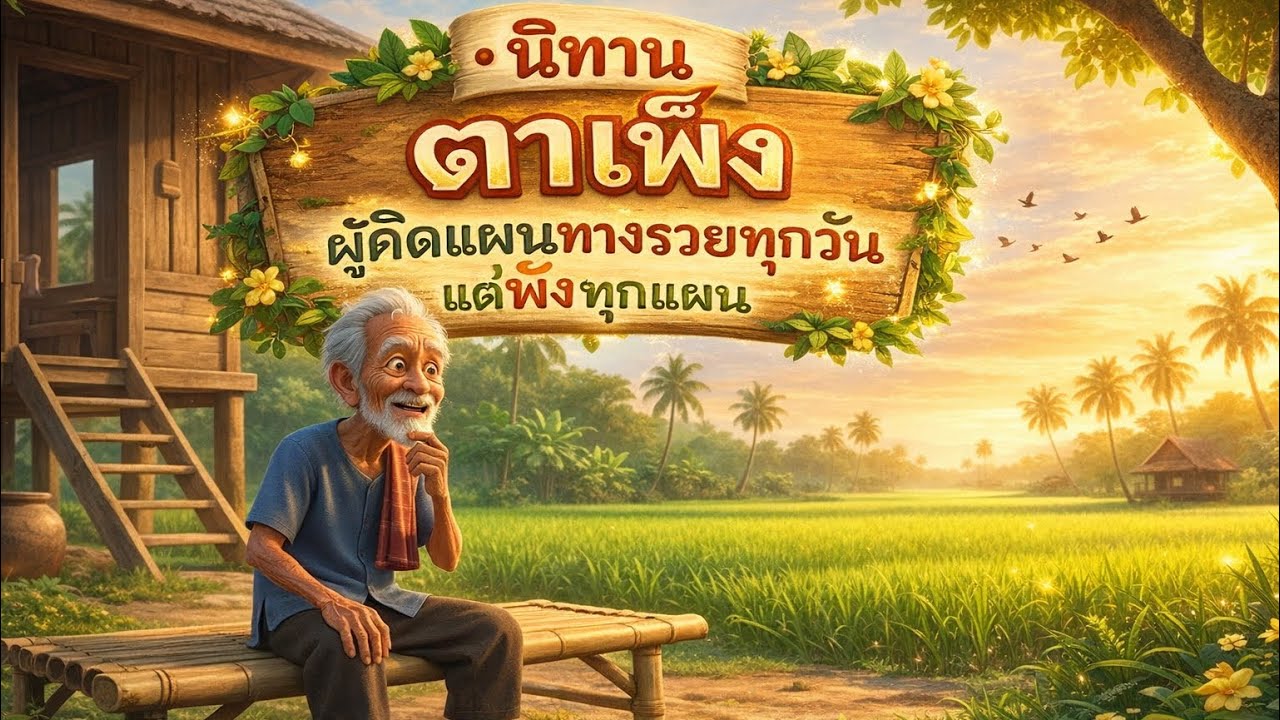 นิทาน☀️ ตาเพ็งเศรษฐี 10,000 โปรเจ็ค☀️#นิทานก่อนนอน#นิทานตลก#นิทานข้อคิด