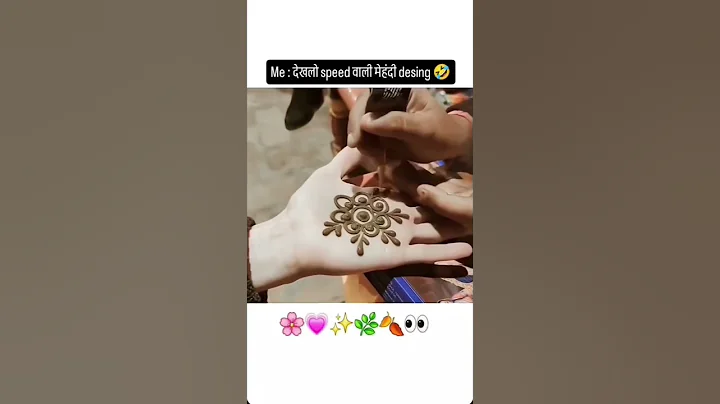 Client asked for "Fast" Mehendi... so I gave them this! 😂 #Shorts #viral #viralreel #viralshorts