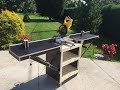 Передвижной стол для торцовочной пилы / Best miter saw stand (built)