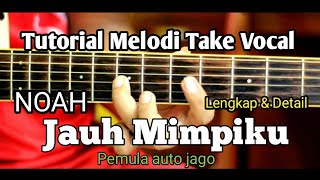 Jauh Mimpiku - Noah Tutorial Instrument Melodi ( Chord Asli )