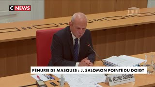 Pénurie de masques : Jérôme Salomon pointé du doigt