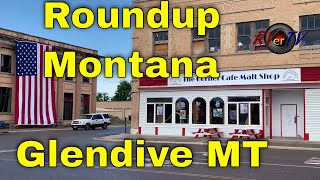 Round Up - Glendive - Montana  US Highway 12