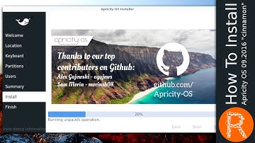 How To Install Apricity OS 09.2016 "cinnamon"