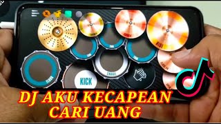 Download Lagu DJ AKU KECAPEAN CARI UANG - DJ MBON MBON | REAL DRUM COVER  #fypシ #wahyuhidayatt MP3