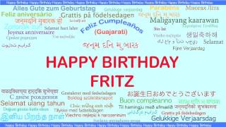 Fritz   Languages Idiomas - Happy Birthday