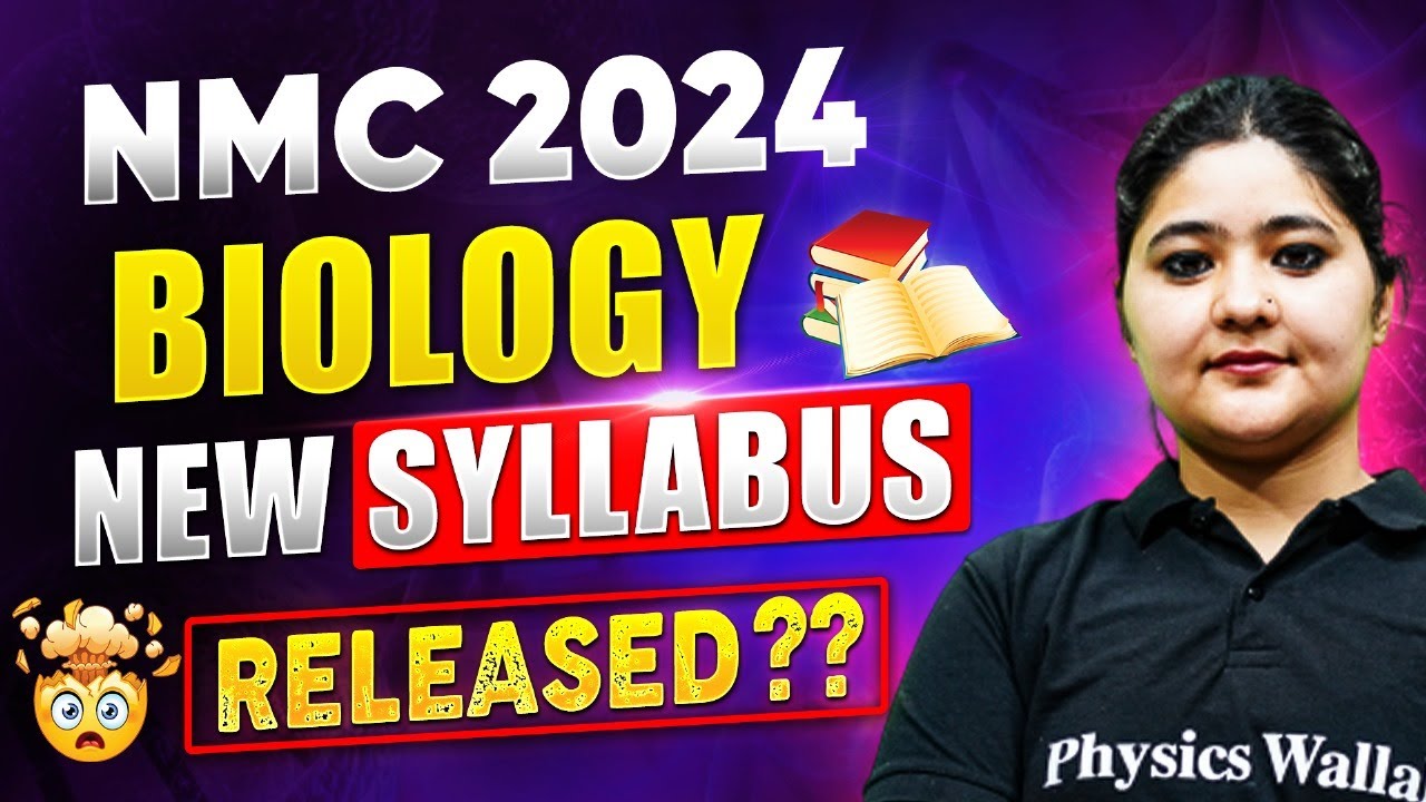 NEET 2024 Syllabus Reduced 🚨 | Revised Biology Syllabus for NEET | NMC ...